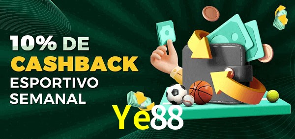 10% de bônus de cashback na Ye88