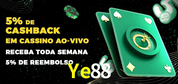 Promoções do cassino ao Vivo Ye88